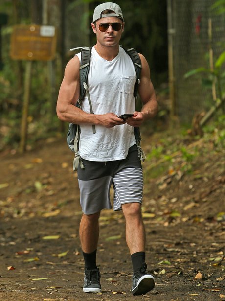 Zac Efron Hiking