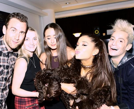 Ariana Grande and Nevil Longbottom 