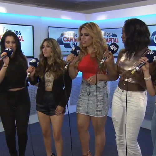 Fifth Harmony backstage Capital Summertime Ball 20