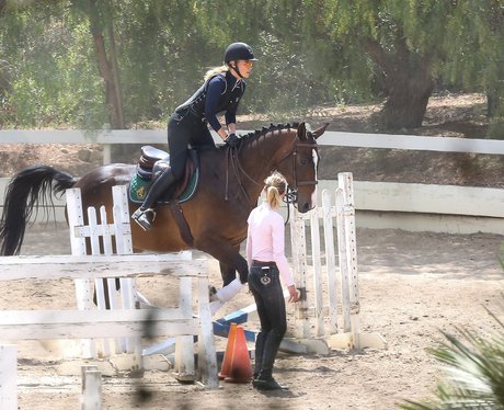 Iggy Azalea horse riding