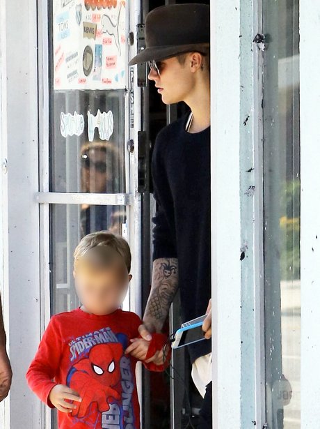 Justin Bieber and Brother