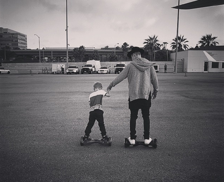 Justin Bieber and his borther