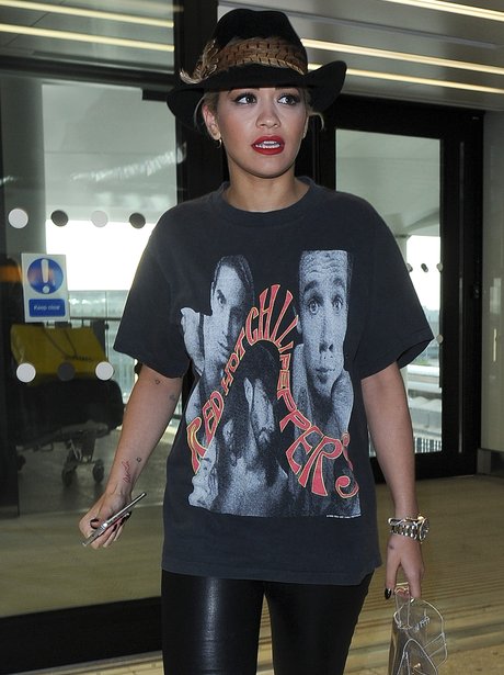 Rita Ora Slogan T Shirt