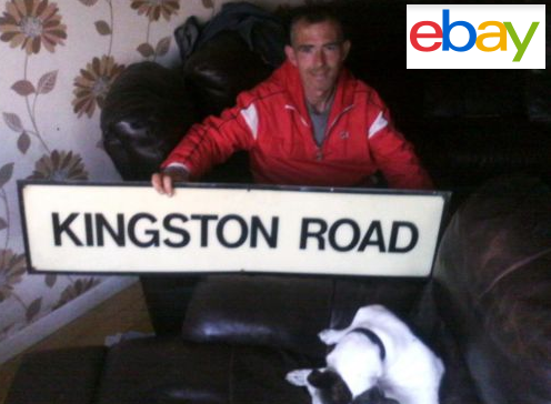 Kingston road sign ebay