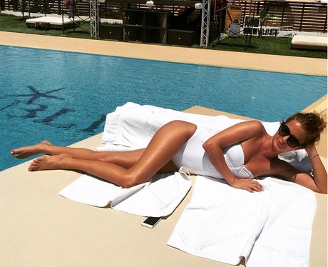 Millie Mackintosh in a swimming costume