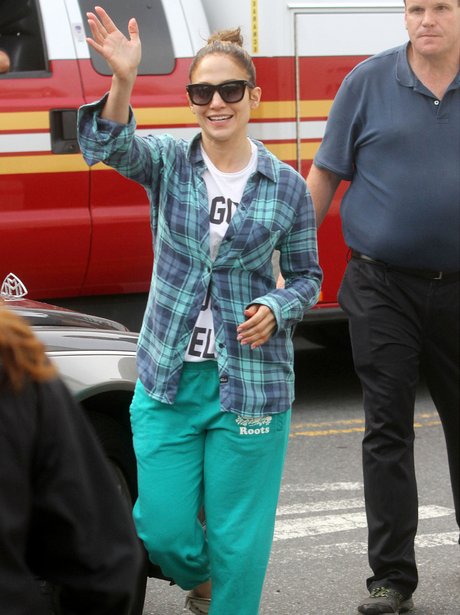 Jennifer Lopez Dressed Down Tracksuit