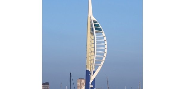 Spinnaker Tower Portsmouth new design blue gold