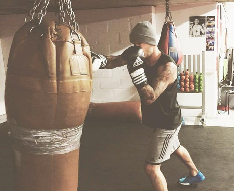 David Beckham Boxing