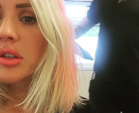 Ellie Goulding Pink Hair