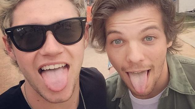 Louis Tomlinson and Niall Horan Glastobury 