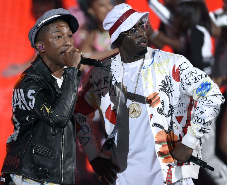 Pharrell and Sean 'Diddy' Combs BET Awards 2015