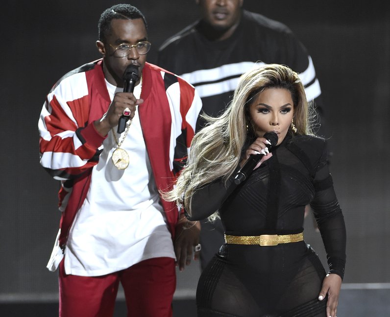 Sean 'Diddy' Combs and Lil Kim BET Awards 2015