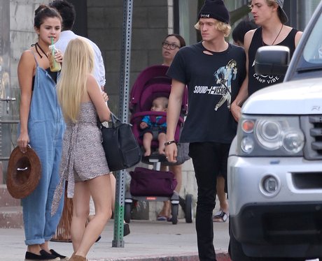 Selena Gomez and Cody Simpson