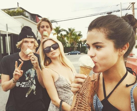 Selena Gomez and Cody Simpson