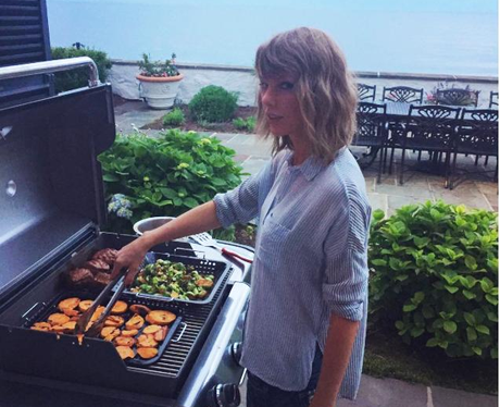 Taylor Swift BBQ Cooking