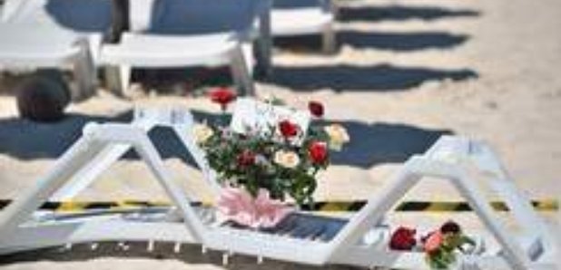 Flowers on Tunisian beach