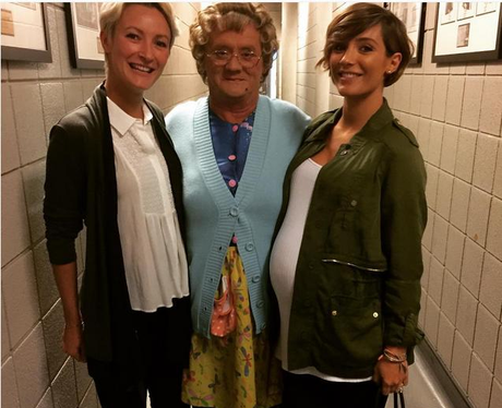 Frankie Bridge watches Mrs Browns Boys Instagram