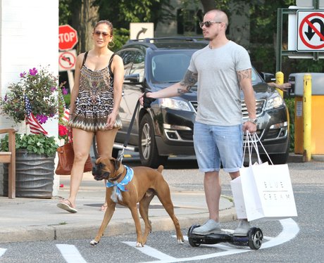 Jennifer Lopez with Casper Smart