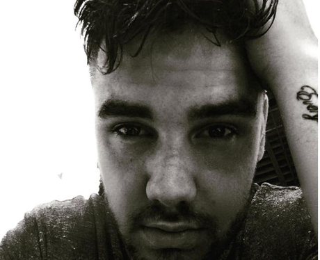 Liam Payne shows off his bed head hair on Instagra
