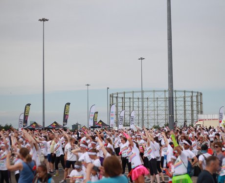 Manchester Color Run Warmup 2015