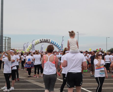 Manchester Color Run Warmup 2015