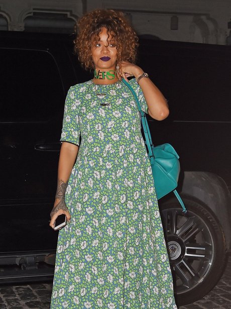 Rihanna seen out shopping