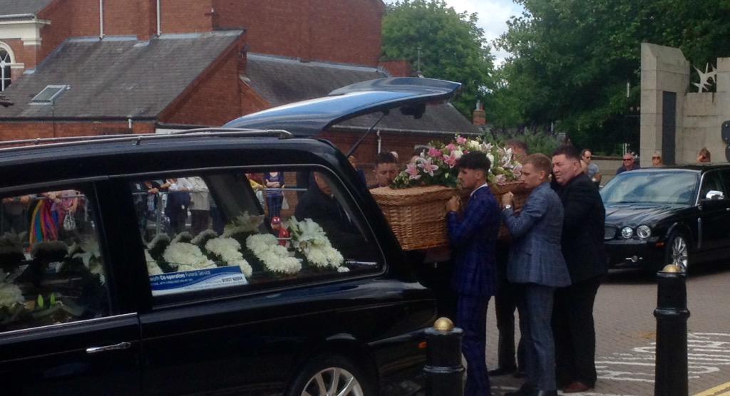 Sue Davey's Funeral Hearse