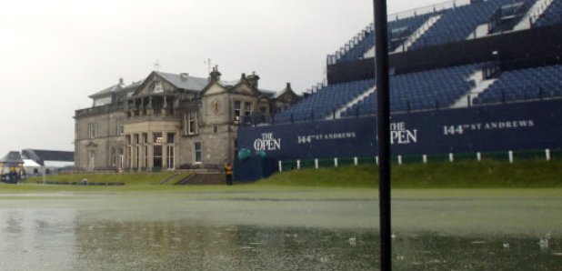 Flooding, St Andrews, The Open