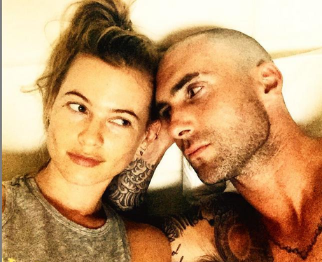Adam Levine Shaved Head
