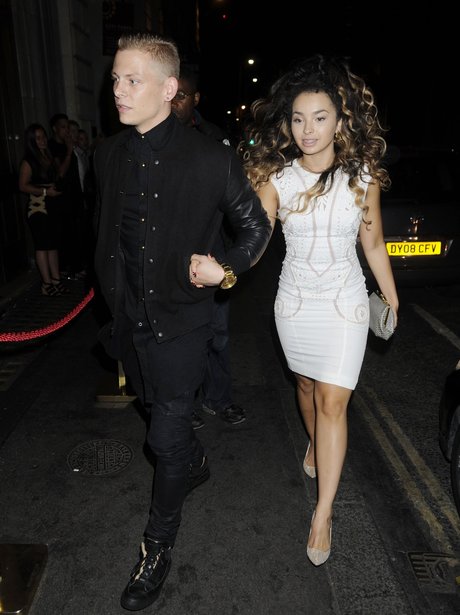 Ella Eyre and Lewi Morgan together holding hands