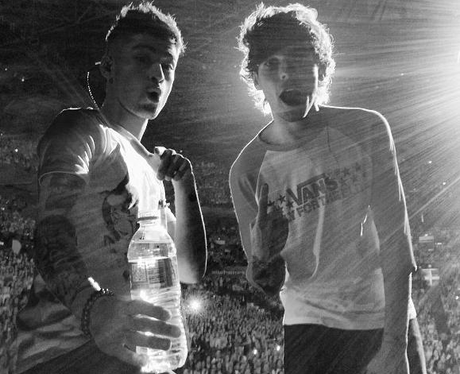 Louis Tomlinson and Zayn Malik
