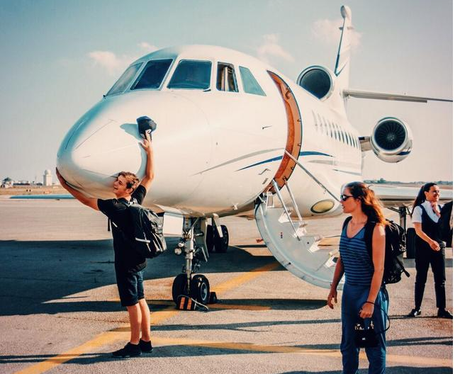 Martin Garrix Private Jet Instagram