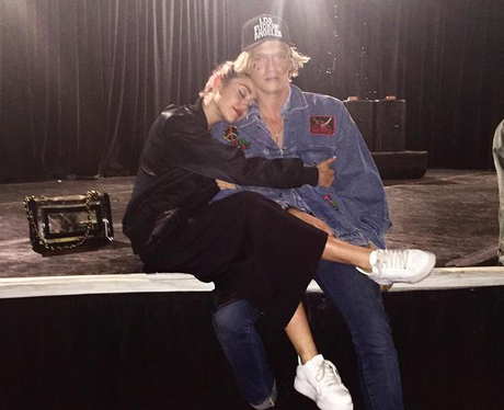 Miley Cyrus and Cody Simpson