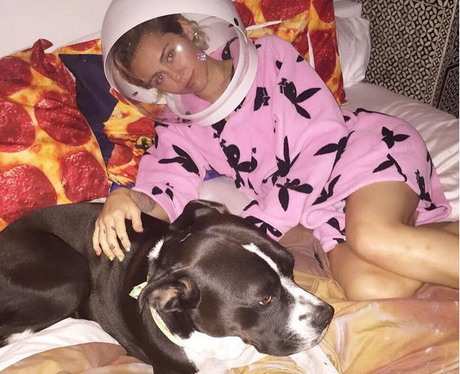 Miley Cyrus Space Helmet Instagram 