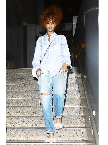 Rihanna Fluffy Shoes