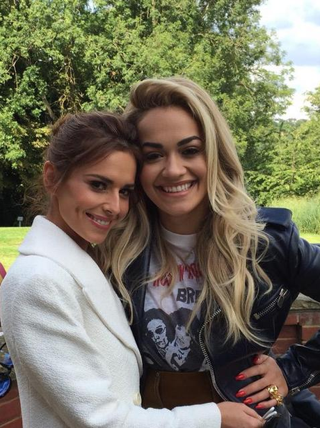 Cheryl Fernandez-Versini and Rita Ora Boot