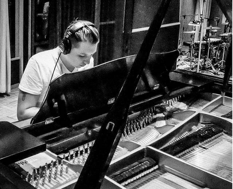 John Newman in the studio