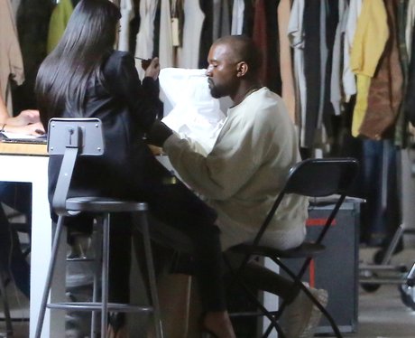 Kim and Kanye West
