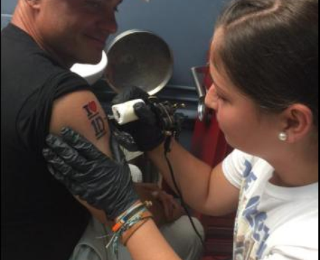 Dad One Direction Fan Tattoo