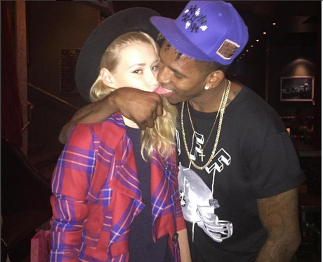 Iggy Azalea and Nick Young PDA