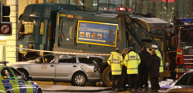 George Square bin lorry crash