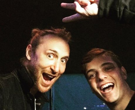 David Guetta and Martin Garrix backstage in Estoni