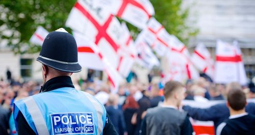 Protest by EDL