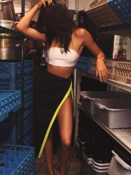Kendall Jenner at Kylie's 18 Birthday