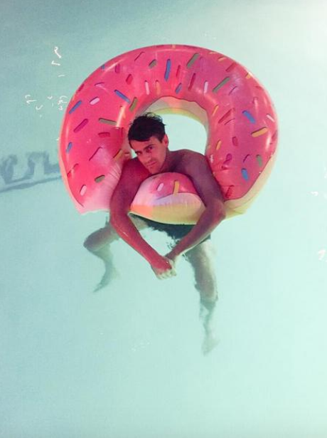 Neil Milan on holiday