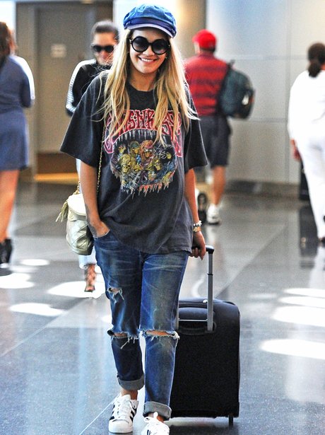 Rita Ora at the airport