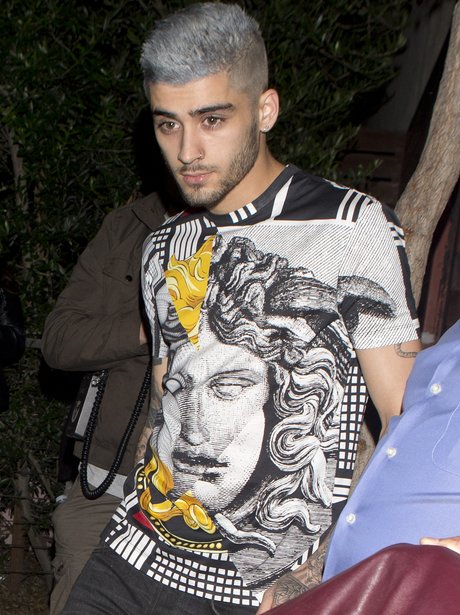 Zayn Malik with grey hair