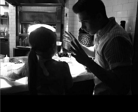 Brooklyn Beckham and Harper