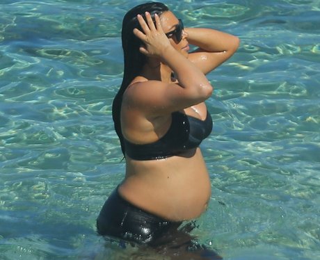 Kim Kardashian Baby Bump