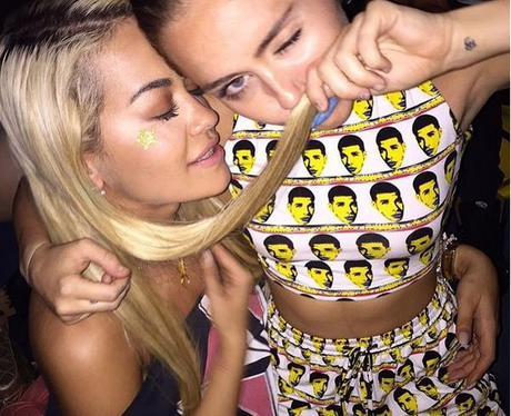 Rita Ora and Miley Cyrus